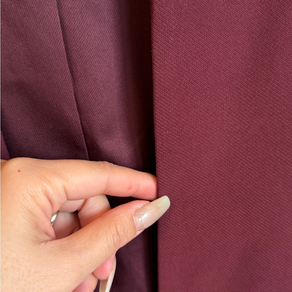 Club Monaco Deep Burgundy Blazer - Picture 3 of 6